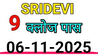 SRIDEVI DAY MATKA 06/11/2025 SATTA MATKA | by db satta king all