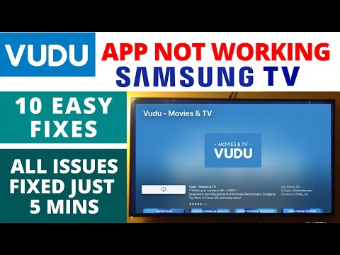 How To Fix VUDU App Not Working on Samsung Smart TV || Fixed All Issues Just 5 Mins in Easy Way
