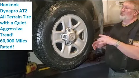 Hankook DynaPro AT2 All Terrain, An Aggressive Quiet Tread!