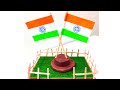 How to make an Indian Flag | Independence Day or Republic Day Special Craft | DIY Tiranga Making