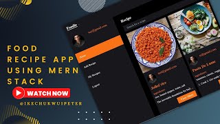 Food Recipe App using MERN Stack | #5