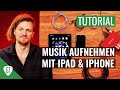 Gitarre Musik Aufnehmen Mit IPad Und IPhone Mit Garage Band Tutorial Deutsch