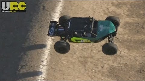 Axial EXO buggy on a 1/10th scale track -- no music/editing