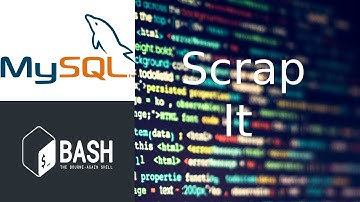 Automated Shell Scrap Anything To MySQL Server