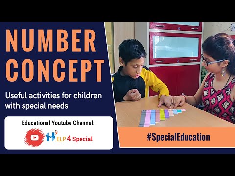 Number Concept Activities for Children | Special Education (@Help4Special )