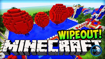 Minecraft Wipeout - TOTAL WIPEOUT (PARKOUR CHALLENGE)! - Minecraft!