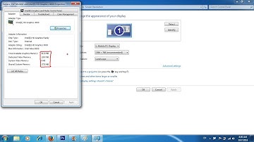 How to check graphics card memory in Windows 7, Vista, 8 & 8.1