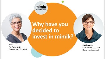 Fay Arjomandi 1:1 with Cathie Wood: Why have you decided to invest in mimik