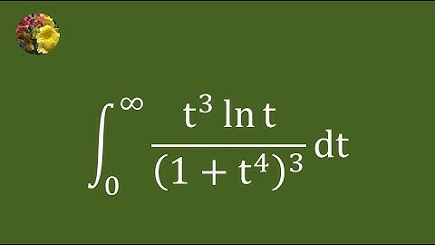 Solving improper integral using standard techniques