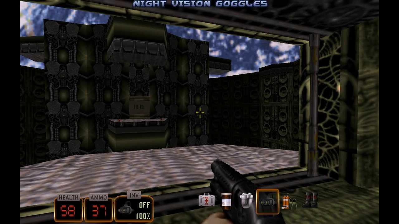 Duke Nukem 3D 09 Lunar Apocalypse Fusion Station YouTube