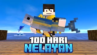 100 Hari Nelayan di Minecraft