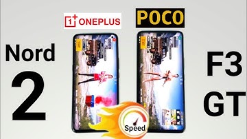 Poco F3 GT vs Oneplus Nord 2 speedtest, ram management heavy games 🔥🔥🔥