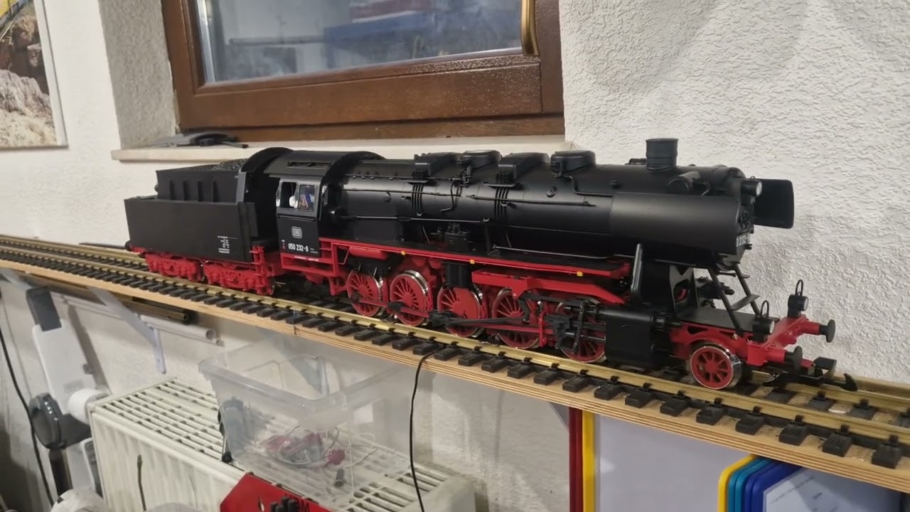 BR 50 mit ESU 5XL und Esu Dual Verdampfer.  Verbessertes Kesselfeuer . Dietz Servodecoder