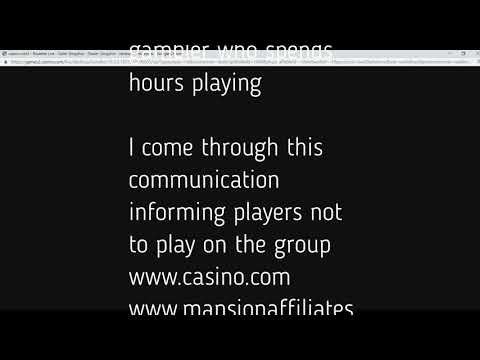 Online casino fraud www.casino.com unreliable theft, don't be fooled, cheat fraud