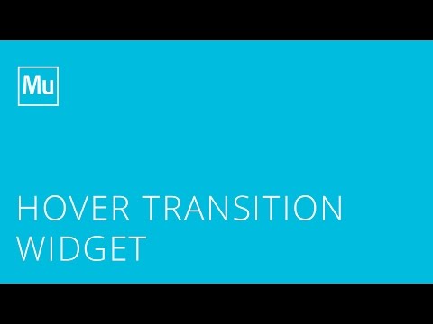 Adobe Muse Hover Transition Widget