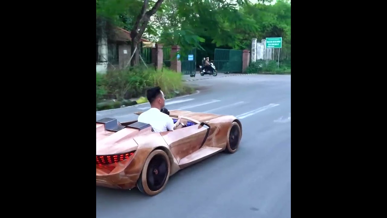 Dad Spends 2 5 month Building The Newest Audi cutting wood 