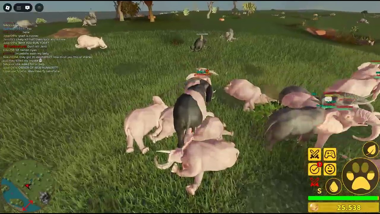 Roblox Savannah Life insane of solo in war must watch!