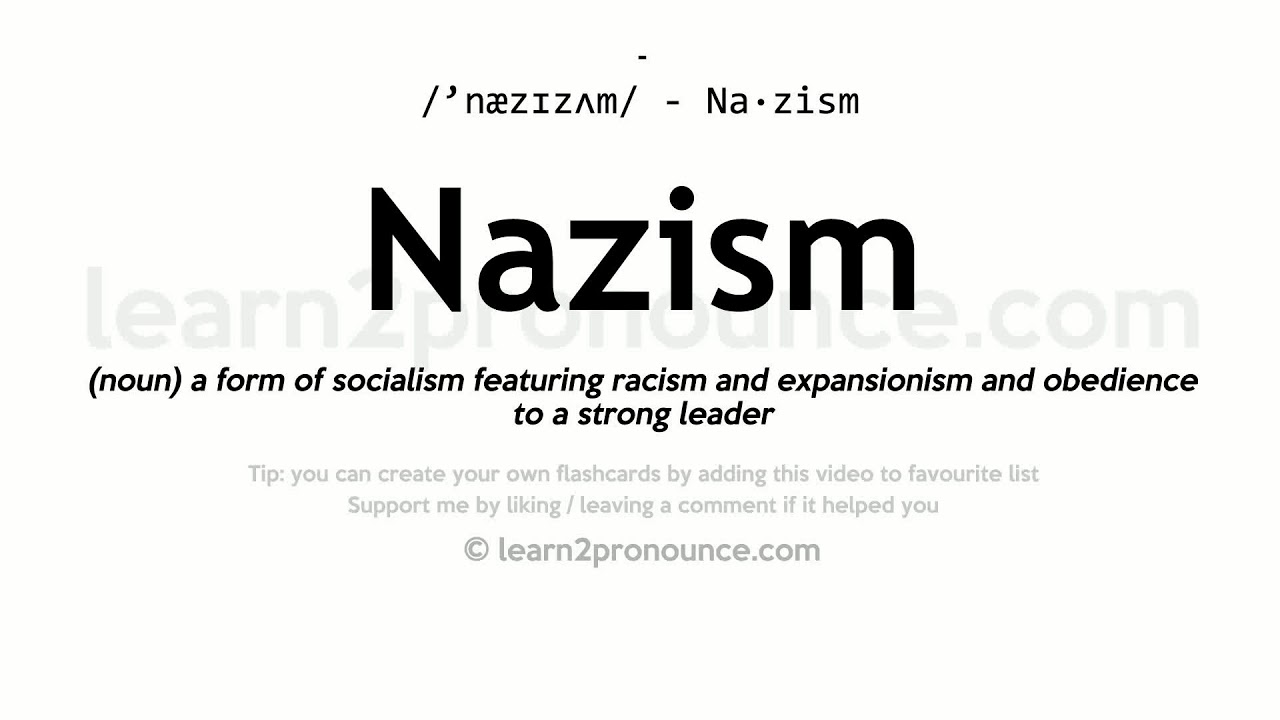 What Is Nazism Simple Definition