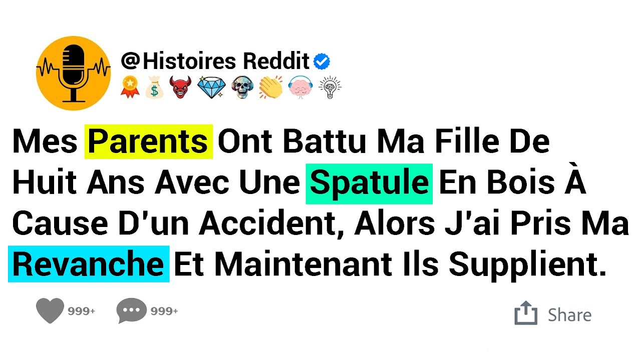 Mes Parents Ont Battu Ma Fille De Huit Ans Avec Une Spatule En Bois À Cause D’un Accident, Alors....