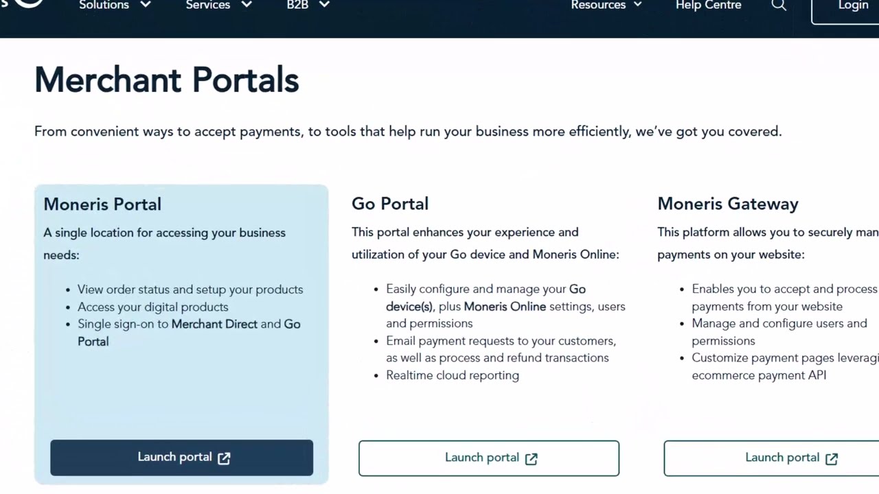 Moneris Go Retail POS - Sign in and add your store