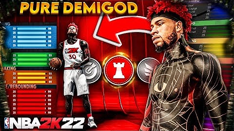 The *NEW* GAMEBREAKING DEMIGOD BUILD is HERE! How to make the best Small forward build in NBA 2K22!
