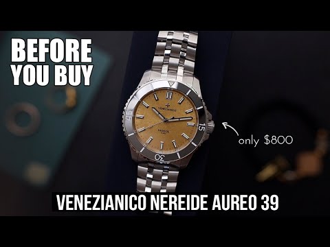 This GOLD DIAL Diver Looks Insane! | Venezianico Nereide Aureo 39 Review