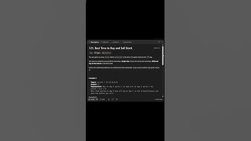 Best Time to Buy and Sell Stock | LeetCode #121 #leetcode #python #coding #programming #shorts
