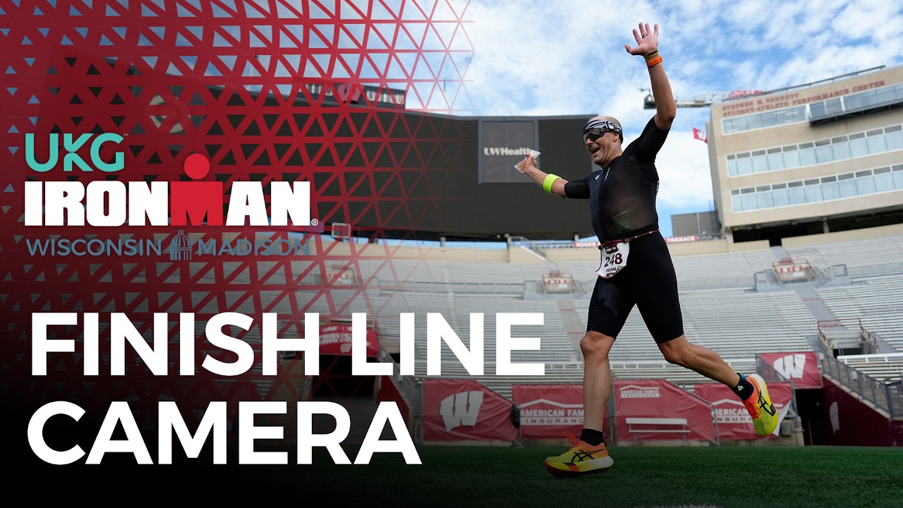 Age Group Finish Line Camera | 2026 UKG IRONMAN Wisconsin