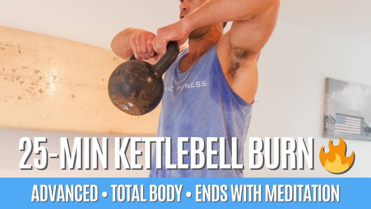 25-minute advanced kettlebell workout