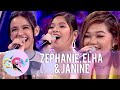 Vice Ganda gets entertained by Zephanie, Elha and Janine on Mash Up Challenge | GGV