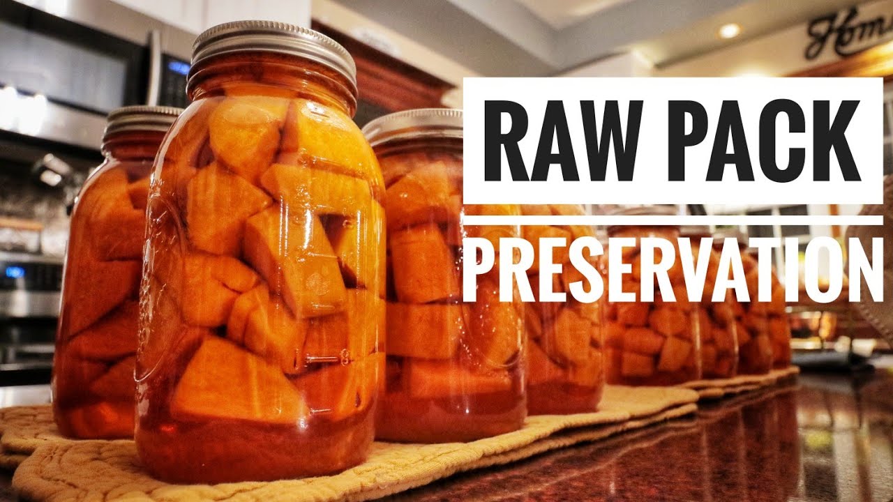 Momma's Sweet Potatoes Raw Pack Pressure Canning YouTube