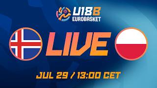 LIVE - Iceland v Poland | FIBA U18 EuroBasket 2026 Division B | Group Phase