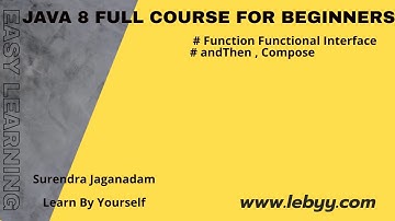 Function FI with Example || andThen & Compose | Java 8 features for Beginners