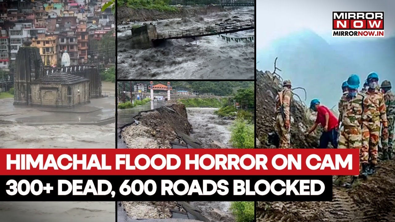 Himachal Flood Fury: 300+ Dead, 600 Roads Blocked; Families Survive On Blankets, Tarpaulin Sheets