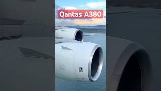 Qantas Airbus A380 Landing At Singapore Changi Airport From London Heathrow