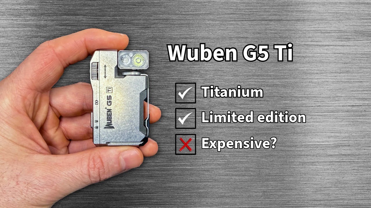 Улучшенная версия бюджетного фонаря GOAT - Wuben G5 Titanium
