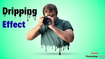 Dripping Effect - Photo Editing tutorial - Photoshop 2025