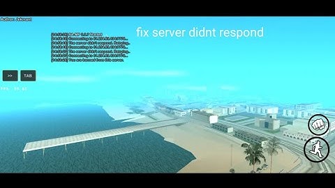 How to fix server didn