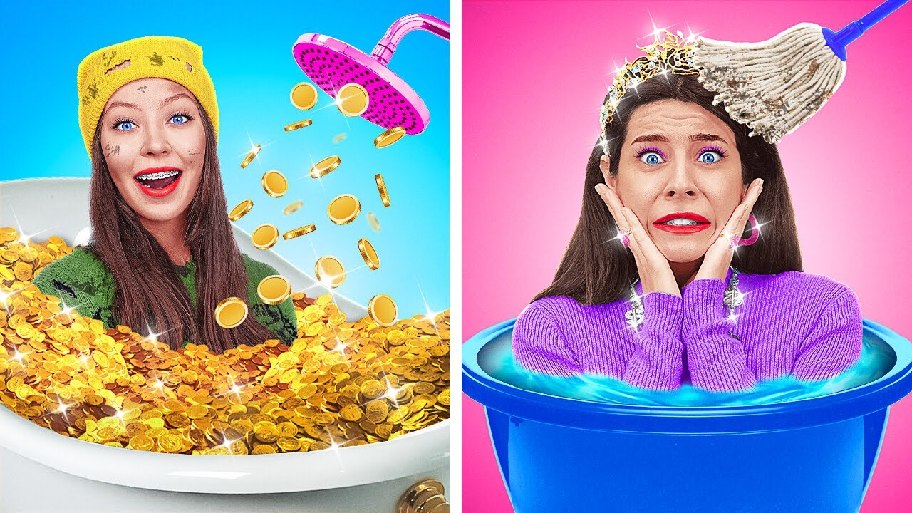 Zengin Çocuk Fakir Çocuk Oluyor! Zengin Aile ve Fakir Aile Çocuklarını Değiştiriyor 123 GO!