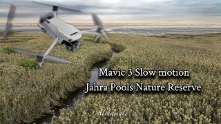 Mavic 3 Slow Motion Jahra Pools Nature Reserve   محمية الجهراء الطبيعية