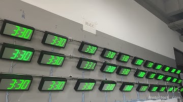 4" x 4 digit NTP PoE Clock, Summer-Daylight Saving Time Change