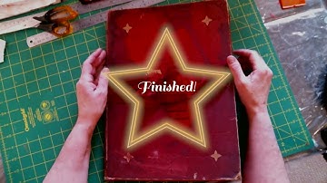 How to Make a Storage Folder out of an Altered Book