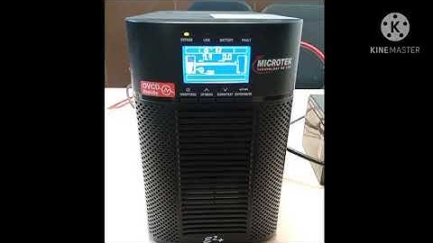 How to install E2+ Microtek Online Ups and set Display settings