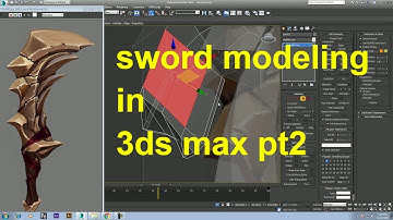 sword modeling 3ds max  pt 2 |   sword modeling 3ds max | 3d modeling tutorial for beginners