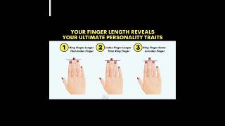 What Your Finger Length Says About You Personality Test 2025