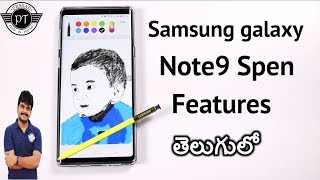 Samsung Galaxy Note 9 S Pen Features ll in telugu ll