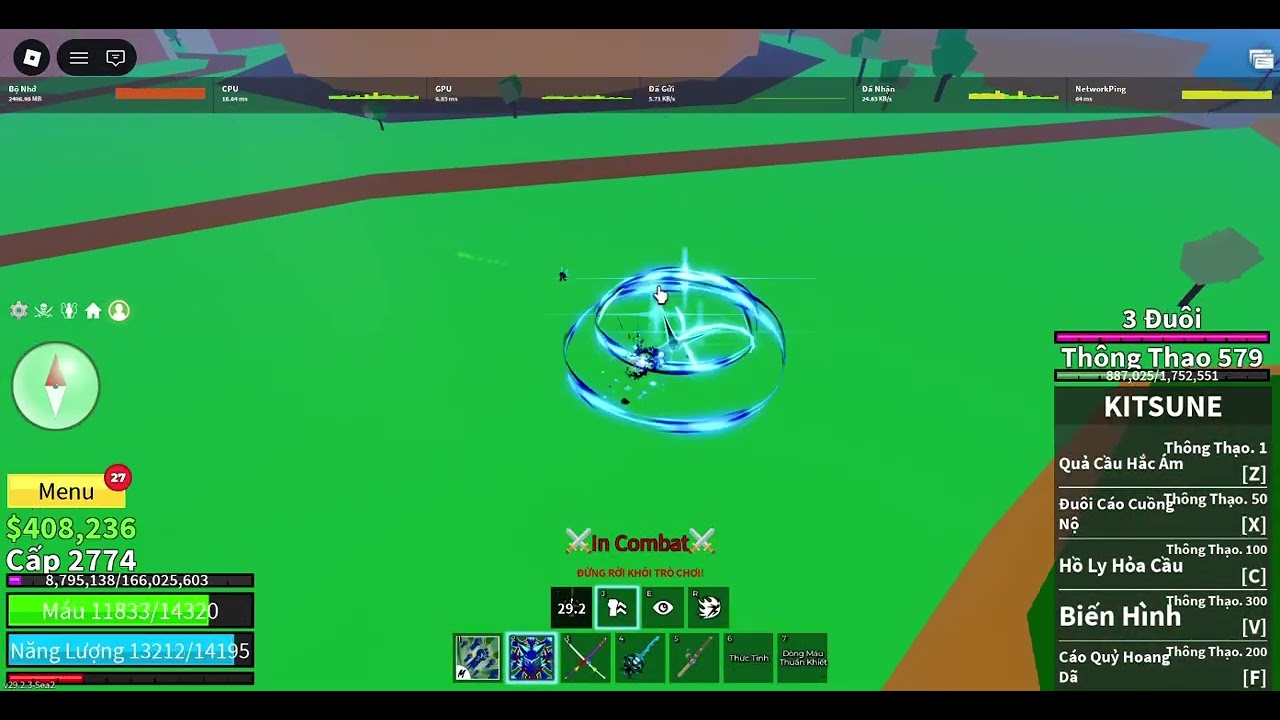 🕹️Blox fruit giao lưu pvp và hightlight one shot😎