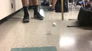Golf Ball bouncing in slow motion