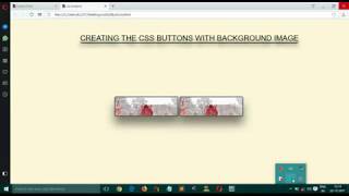 CSS BUTTONS WITH BACKGROUND IMAGES