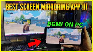 How To Play BGMI ON PC | Best Way For Screen Mirroring Android to PC [No Delay] | Phone Mirror 😍💥
